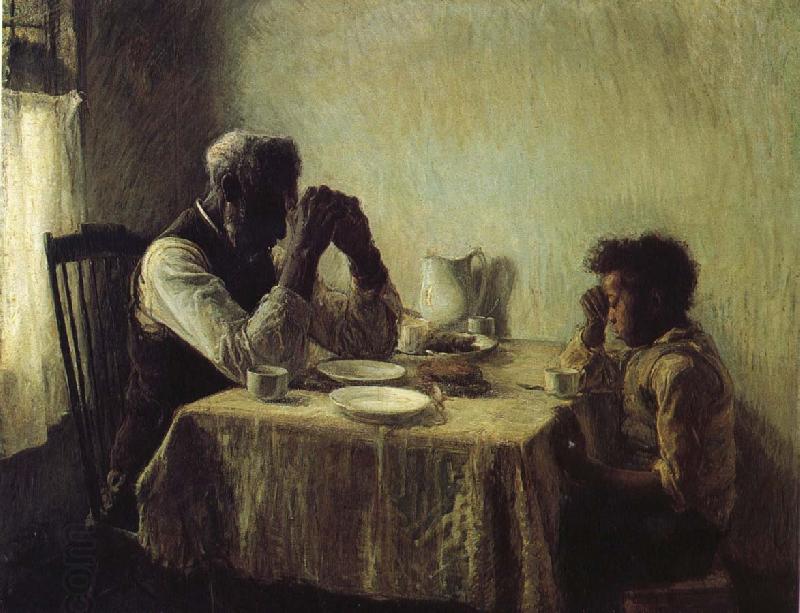 Henry Ossawa Tanner Thanksgiving poor China oil painting art